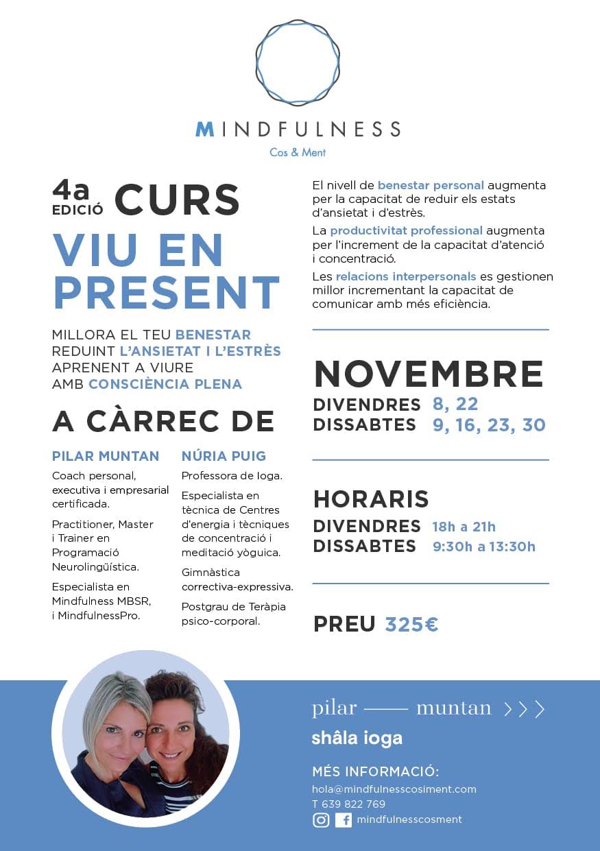 Curs Viu en present (4a edició)